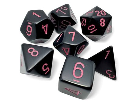 7-Die Set Opaque: Black Pink For Discount