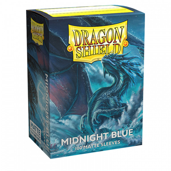 Dragon Shield Sleeves: Standard- Matte Midnight Blue (100 ct.) Hot on Sale