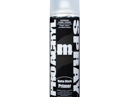 Pro Acryl Spray - Matte Black Primer Cheap