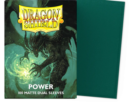 Dragon Shields: (100) Matte Dual - Metallic Green   Power Online Hot Sale