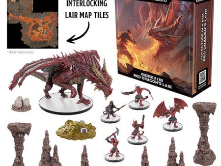 D&D Icons of the Realms: Adventure in a Box - Red Dragon s Lair Discount