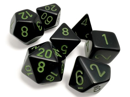 7-Die Set Opaque: Black Green on Sale