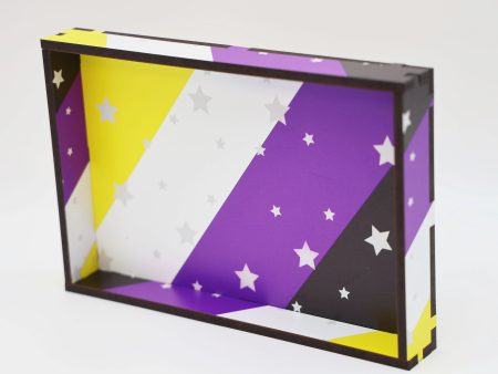 Chromatic Pride Dice Tray - Nonbinary Online now