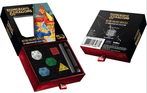 Dungeons & Dragons 50th Anniversary Dice: Retro Holmes Replica Set (5) Discount