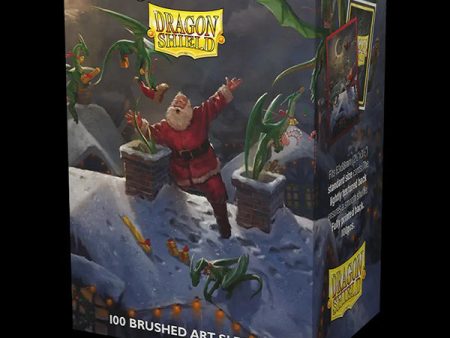 Dragon Shield Sleeves: Standard- Brushed  Christmas 2023  Art, Limited Edition (100 ct.) Discount