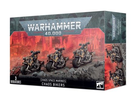 Chaos Space Marines: Chaos Bikers on Sale