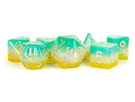 16mm Resin Poly Dice Set: Layered Stardust Tropics Discount