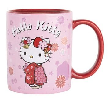 Sanrio Heat Change Mug Hello Kitty Kimono 320 ml For Sale