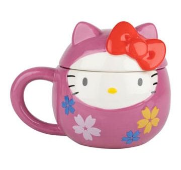 Sanrio 3D Mug Hello Kitty Kitty Daruma Fashion