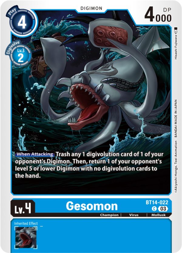 Gesomon [BT14-022] [Blast Ace] Cheap