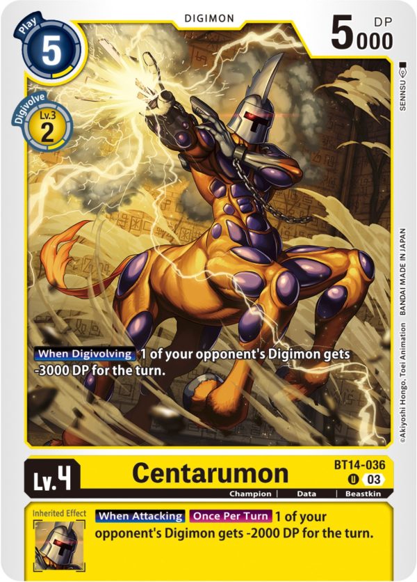 Centarumon [BT14-036] [Blast Ace] Online