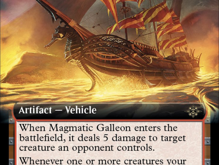 Magmatic Galleon (Extended Art) [The Lost Caverns of Ixalan] Discount