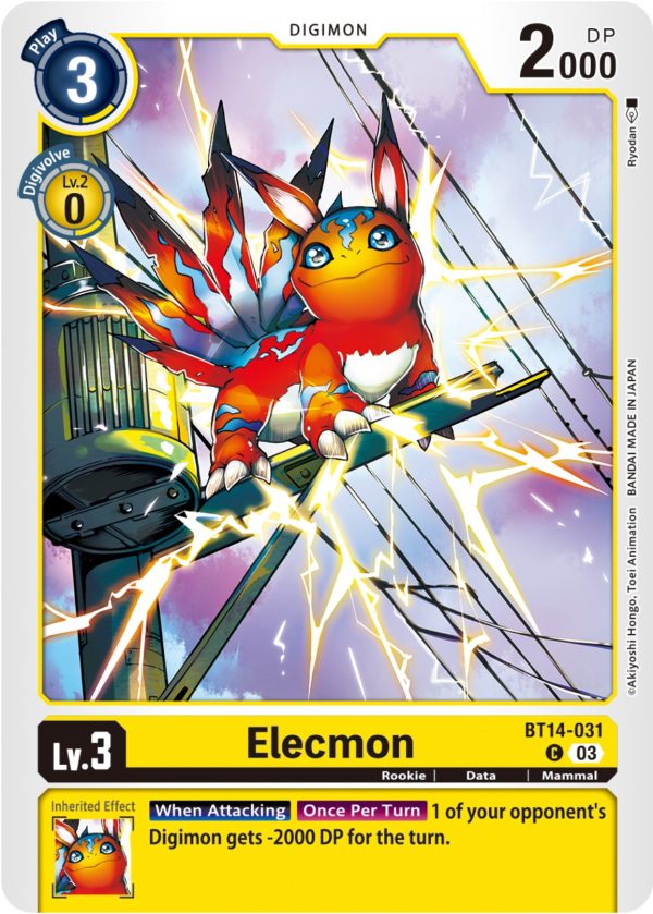 Elecmon [BT14-031] [Blast Ace] Supply