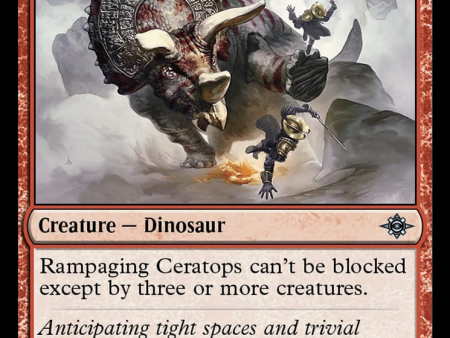 Rampaging Ceratops [The Lost Caverns of Ixalan] For Sale