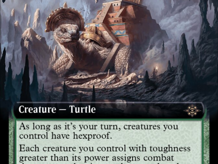 Bedrock Tortoise (Extended Art) [The Lost Caverns of Ixalan] Online