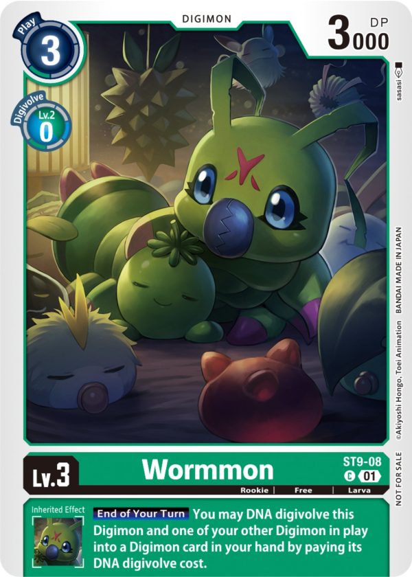 Wormmon [ST9-08] (NYCC 2023 Demo Deck) [Starter Deck: Ultimate Ancient Dragon] Sale