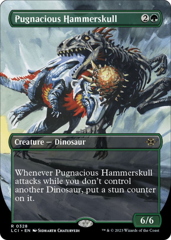 Pugnacious Hammerskull (Borderless) [The Lost Caverns of Ixalan] For Sale