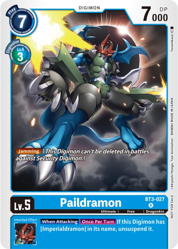 Paildramon [BT3-027] (NYCC 2023 Demo Deck) [Release Special Booster Ver.1.5] Supply