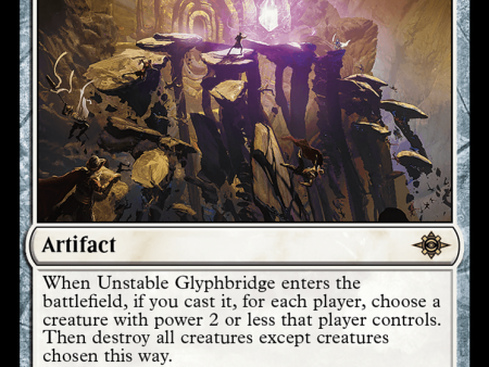 Unstable Glyphbridge    Sandswirl Wanderglyph [The Lost Caverns of Ixalan] Online now