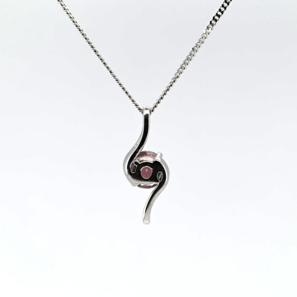 1.85CT NATURAL ROUND SPINEL AND DIAMOND PENDANT Online Hot Sale