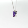 4.89CT AMETHYST AND DIAMOND PENDANT Online now