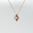 .76CT PRINCESS CUT NATURAL DIAMOND PENDANT Discount