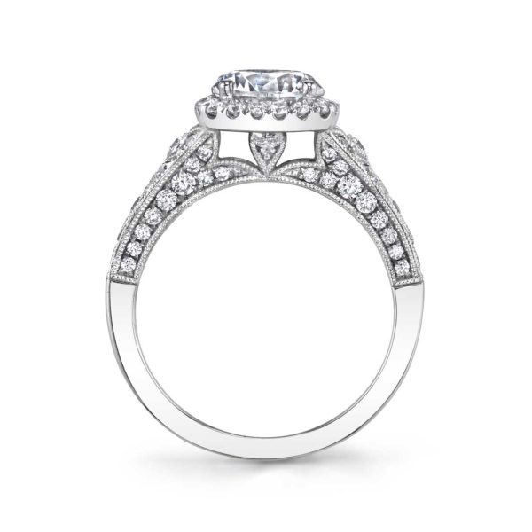 Sylvie Marquise Vintage Engagement Ring S1409 - MQ Online now