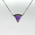 4.89CT AMETHYST AND DIAMOND PENDANT Online now