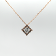 .76CT PRINCESS CUT NATURAL DIAMOND PENDANT Discount