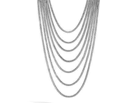 John Hardy Rata Multi Row Necklace NB9005033 Fashion