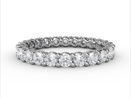 Fana Chunky Shared Prong Eternity Band 6113 Sale