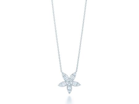 KWIAT Sunburst Star Pendant with Diamonds N-9455-0-DIA-18KW Discount