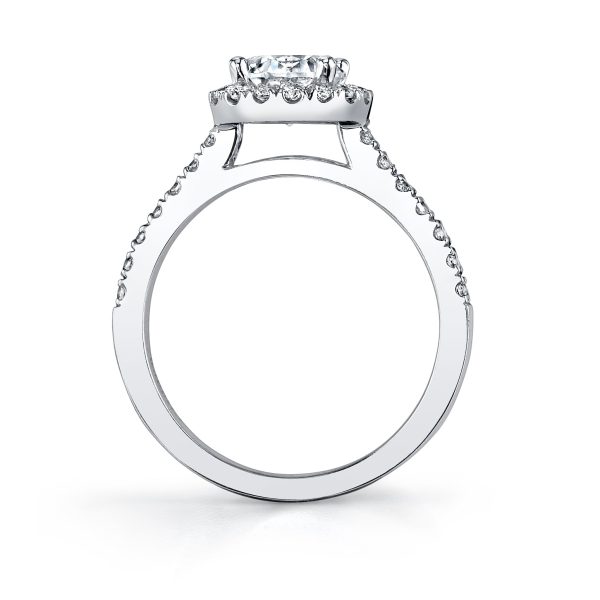 Sylvie CUSHION HALO ENGAGEMENT RING SY9994 Online