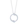 KWIAT Eclipse Small Pendant With Diamonds  N-9769-0-DIA-18KW Cheap