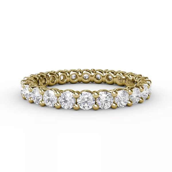 Fana Chunky Shared Prong Eternity Band 6113 Sale