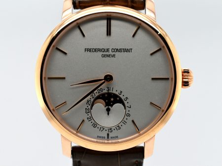 FREDERIQUE CONSTANT SLIMELINE MOONPHASE FC-705V4S4 Hot on Sale