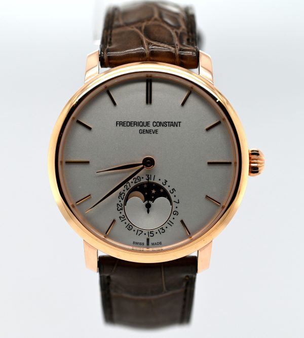 FREDERIQUE CONSTANT SLIMELINE MOONPHASE FC-705V4S4 Hot on Sale