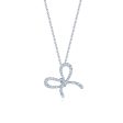 KWIAT Elements Bow Pendant with Diamonds N-9540-0-DIA-18KW Fashion