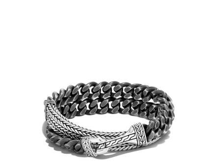 John Hardy Rata Curb Wrap Bracelet BM900537 For Discount