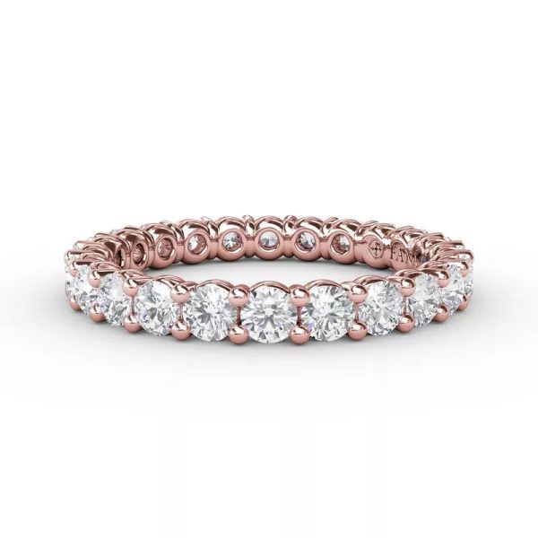 Fana Chunky Shared Prong Eternity Band 6113 Sale