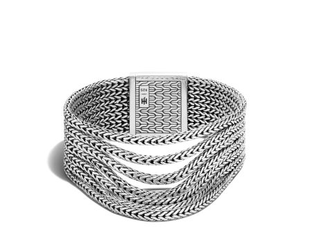 John Hardy Rata Chain Multi Row Bracelet BB9004899 Online Hot Sale