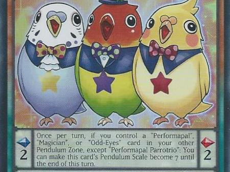 Performapal Parrotrio [YS16-EN005] Super Rare on Sale