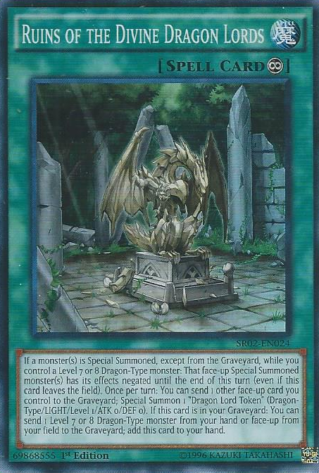 Ruins of the Divine Dragon Lords [SR02-EN024] Super Rare Online Hot Sale